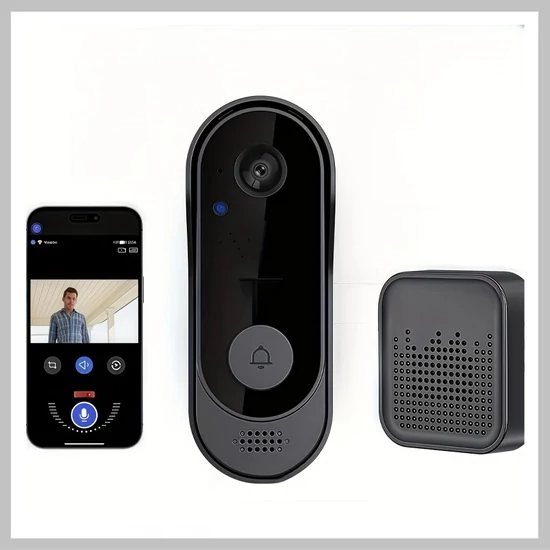 Vezeték Nélküli Intelligens Ajtócsengő HD Kamerával ME2403535