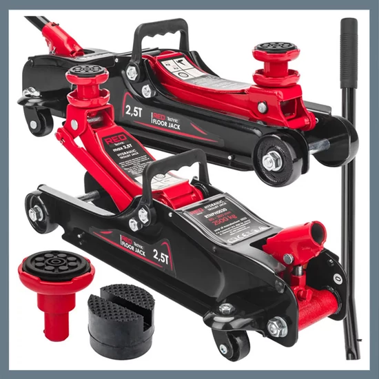RED TECHNIC Hidraulikus emelő 2,5T + magasító RTNPH0030