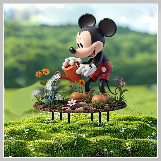 2D Akril Kültéri Kerti dekor – Mickey Egér (29 x 20 cm) FU2658833
