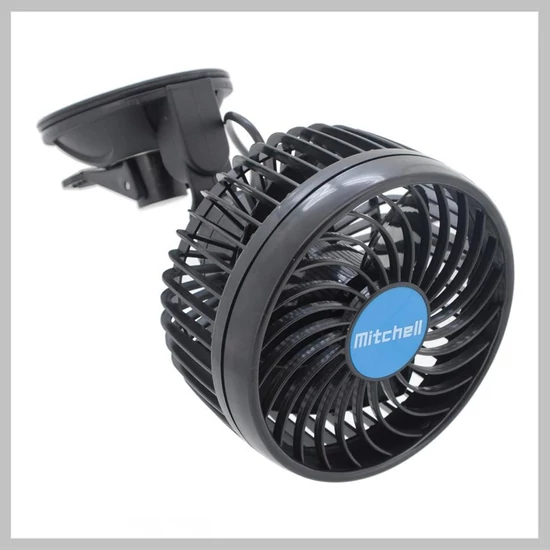 MITCHELL 115 mm autóventilátor 12V vákuumos tapadókoronggal – 07216