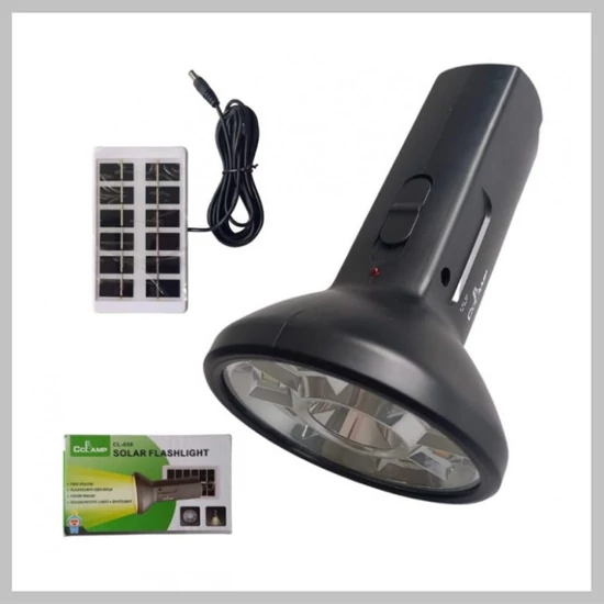 Újratölthető LED lámpa napelemmel CCLAMP CL-058 619538