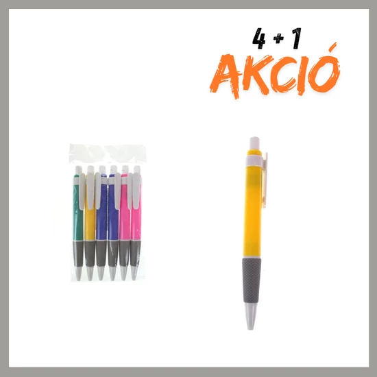 5 darabos Nyomógombos Tollkészlet 4+1 AKCIÓ PEN-16125-akcio