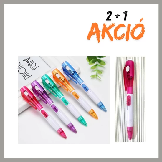 Csillámos Golyóstoll 2+1 AKCIÓ SK-111-akcio