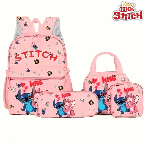 Lilo & Stitch 4 részes iskolatáska szett – PINK MB3567988-P
