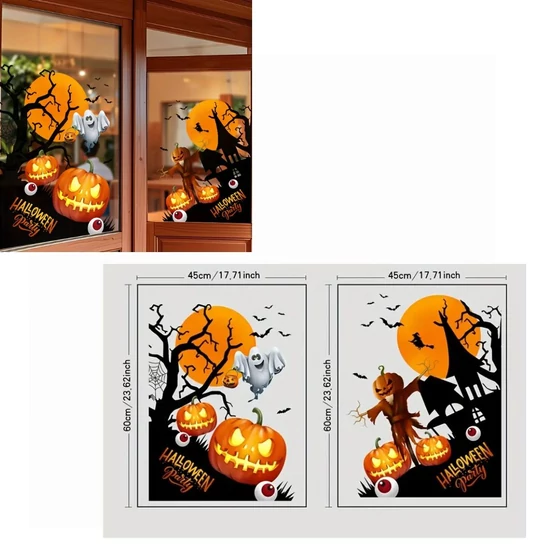 Halloween ablakmatrica szett 2 db – FY3674396