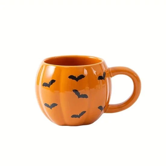 Halloween tök Kerámia Bögre | Denevér minta GQ4700484-2