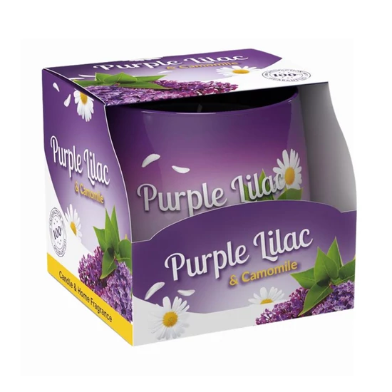SAS3016 Poharas illatgyertya 100 g – Purple Lilac 46602