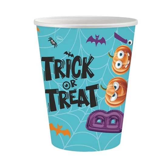Halloween papírpohár – 250 ml, 6 db/csomag 55200