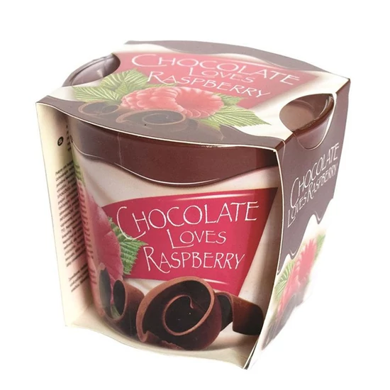 Poharas illatgyertya – Chocolate Loves Raspberry , 115 g 46611-3