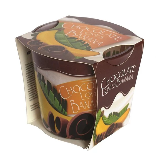 Poharas illatgyertya – Chocolate Loves Banana , 115 g 46611