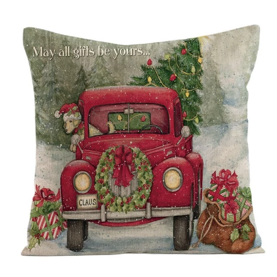 Karácsonyi díszpárnahuzat – 45 × 45 cm POD173