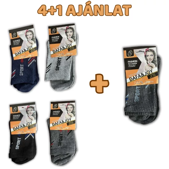 4+1 Női sport zokni 35-37 RFW-006