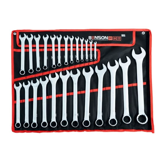 BENSON by BLACK villás–csillagkulcs készlet 6–36 mm – 25 részes 16015
