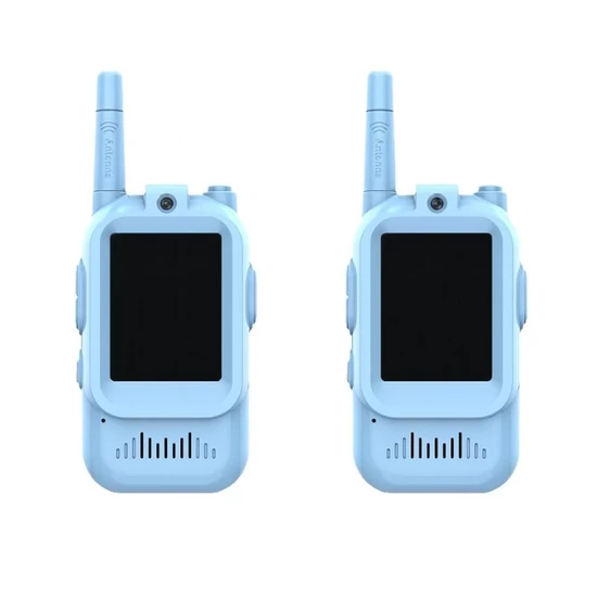 Videós Walkie-Talkie Készlet HD Kamerával és Hangváltóval (Kék) holm0858
