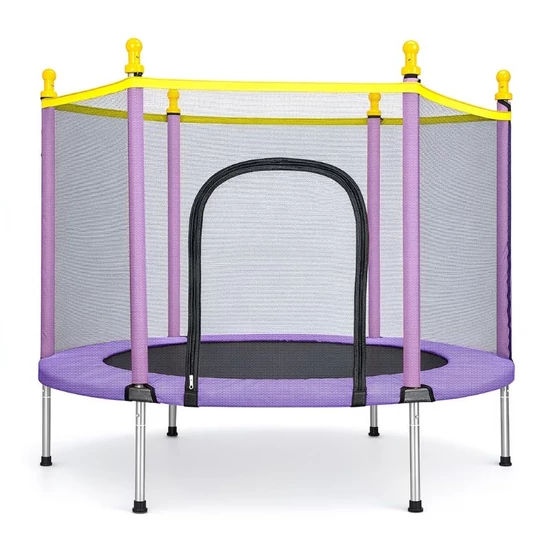 youyijia 5 ft Biztonsági Hálós Trambulin Gyerekeknek – Lila 5XMV458999-L