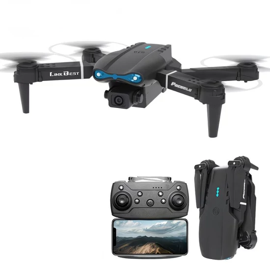 Intelligens drón dupla kamerával Fekete UL6771201-F