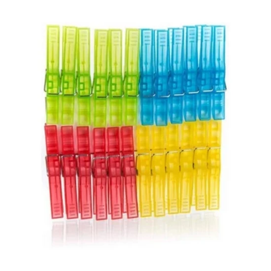 Műanyag ruhacsipesz 24 db 415269