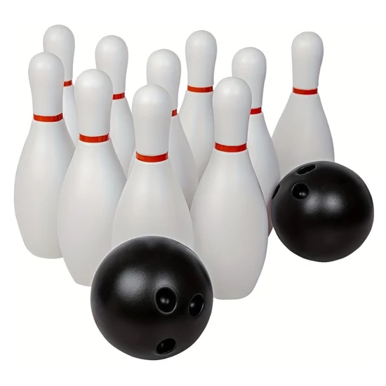 Bowling játékkészlet gyerekeknek 10 bábuval és 2 golyóval 66M2X5QK12