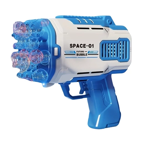 Kézi buborékfújó pisztoly gyerekeknek - Kék EG2179225