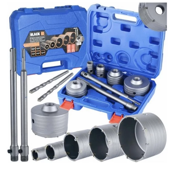 BLACK koronafúró készlet betonhoz 21106