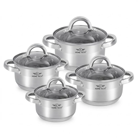 Rozsdamentes Acél Edénykészlet – Klasszikus Ezüst ERA-02