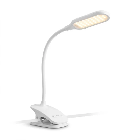 Akkumulátoros Csiptetős Olvasólámpa – Rugalmas és Szemkímélő Világítás LED-1930
