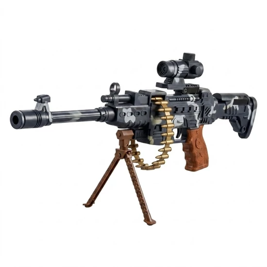 Machine Gun High Toys Set – Interaktív Játék Géppuska Fénnyel és Hanggal MG-01H