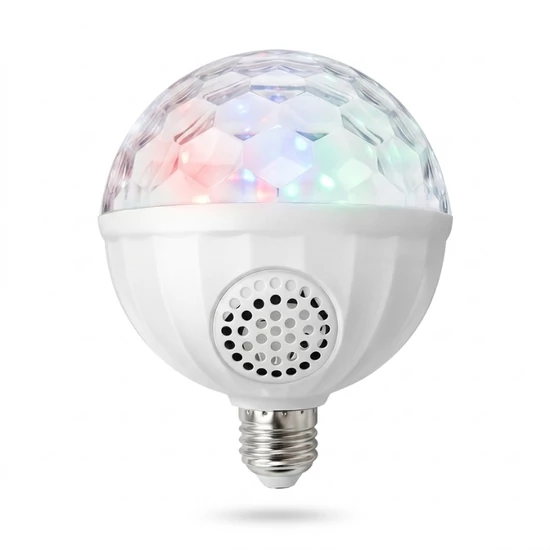 Bluetooth LED Zenélő Izzó és Diszkófény – Buli egyetlen foglalatban RHD-330