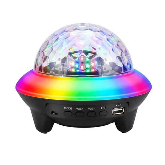 LED Crystal Magic Ball Light – UFO Formájú Partylámpa és Projektor SD007E