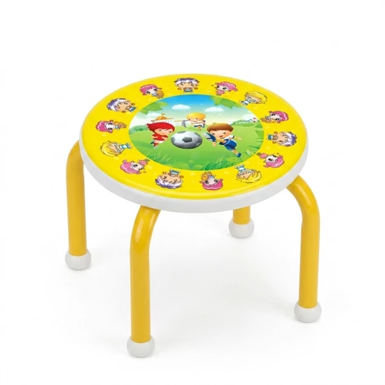 Színes Gyermek Hokedli – Vidám Focis Mintával SGH-01F