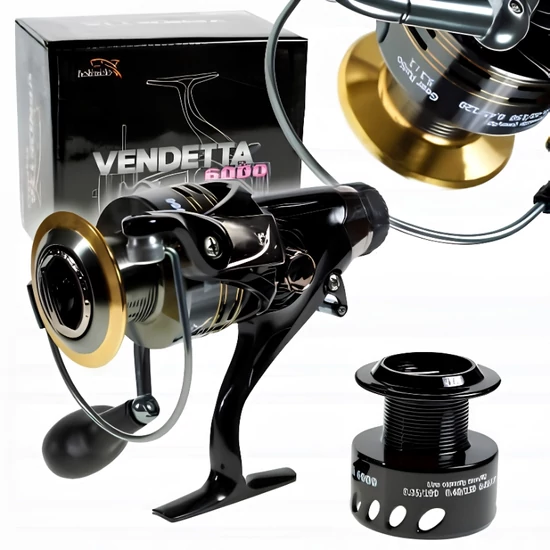 Hokkaido Vendetta 6000 – Szabadonfutós Bojlis Horgászorsó Pótdobbal W10026