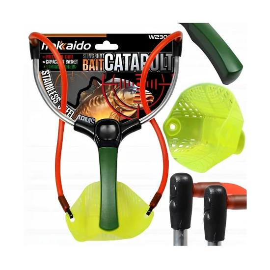 Hokkaido horgász etetőcsúzli fém karokkal
 W23002