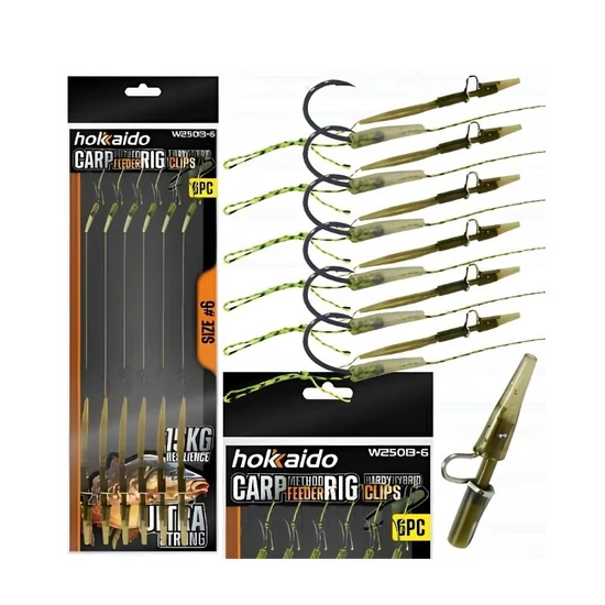 Hokkaido pontyozó előke hajszálelőkés 6db W25013-6