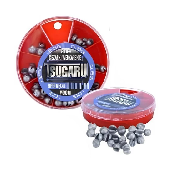 Horgász ólom sörét Tsugaru készlet 80g, 3 méret W900011