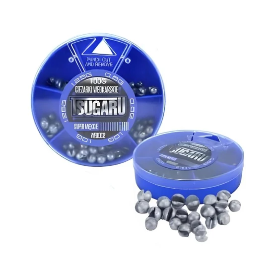 Horgász ólom sörét Tsugaru készlet 100g, 3 méret W900012