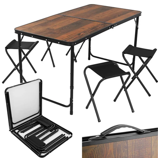 Gardlov összecsukható kerti asztal + 4 szék 00027304