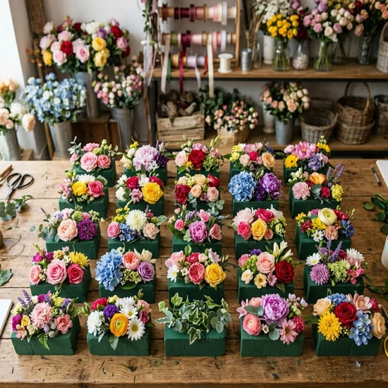 Tűzőhab habszivacs művirághoz 20db 00027643