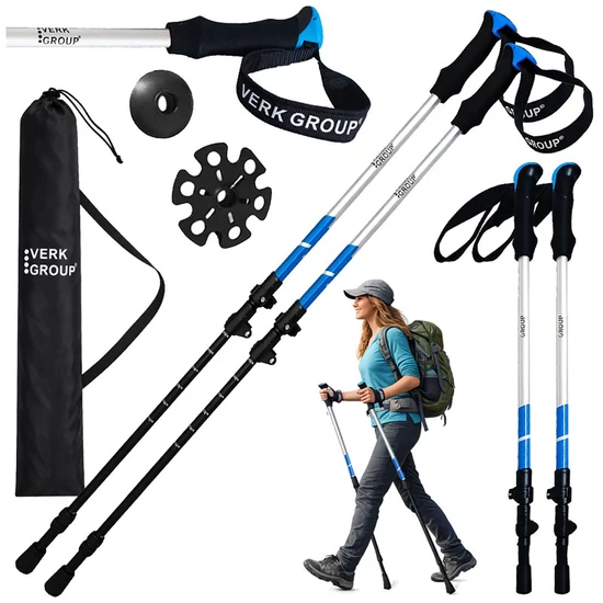 Verk Group Nordic Szürke-Kék túrabot 14704_S