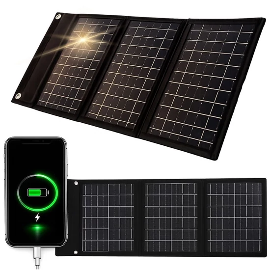 Hordozható 20w-os napelem panel 27779