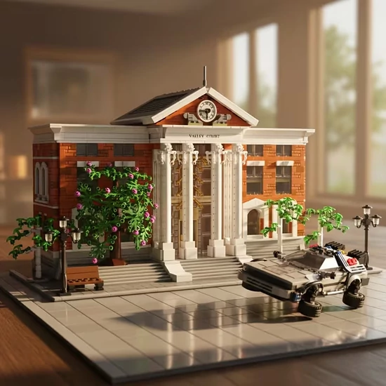 Back to the Future 4269 db építőkocka készlet Hill Valley városháza 57M8V5VVWK