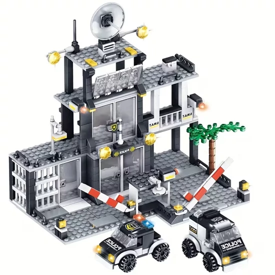 Fekete Rendőrség Építőkocka Készlet BR10288007