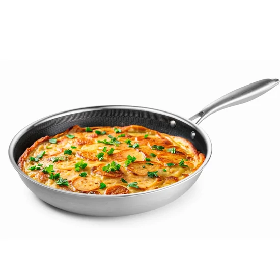 BRATMAXX Rozsdamentes serpenyő tapadásmentes bevonattal 28 cm DS16470