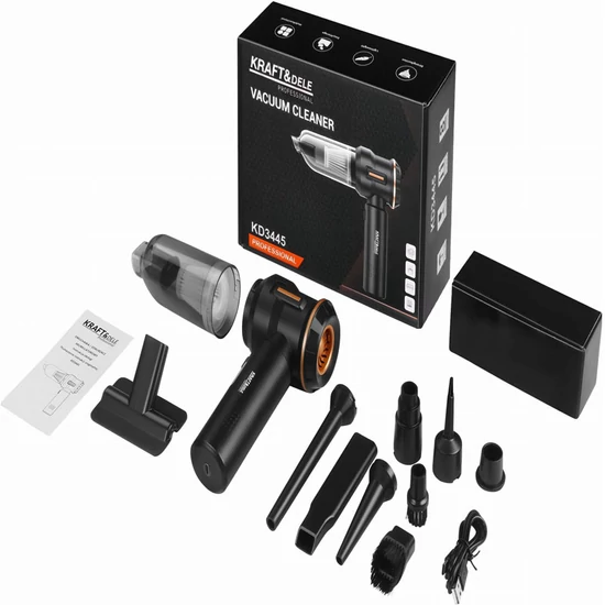 Kraft&Dele Akkus porszívó 100W 6000mAh KD3445