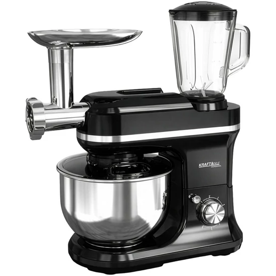 Kraft&Dele konyhai robotgép fekete 3000W, 5L KD4227