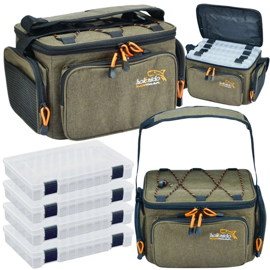 Hokkaido prémium horgásztáska – 4 rekeszes W13083