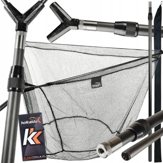 Hokkaido merítőháló 2 részes – 90×90 cm,  2,5 m W14015