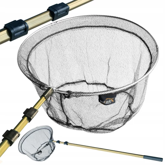 Hokkaido 330 cm teleszkópos merítőháló – 50 cm kosár W14020