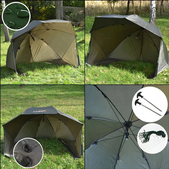 Hokkaido Brolly Horgászernyő Sátor 220cm W15037