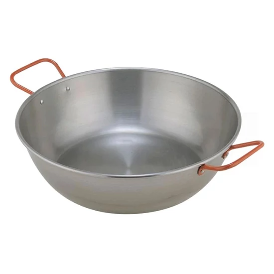 Paella füles serpenyő polírozott 50 cm 13419