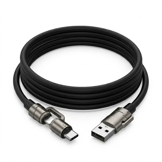 THOLux 4-az-1-ben Multifunkciós Adatkábel – 240W, 1,5m TL-47